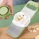 Vegetable Cutter,Mandoline Slicer Adjustable Vegetable Chopper Multifunctional Vegetable Cutter Food Chopper with Hand Guard Sharp Stainless Steel Blades for Vegetables Fruits Home Kitchen